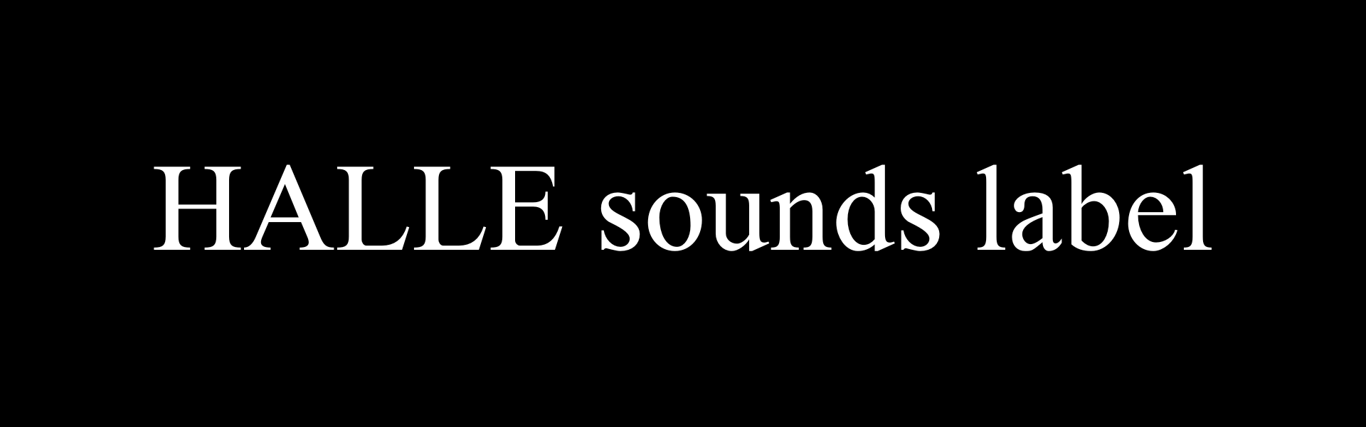 HALLE sounds label